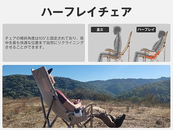 Amazon.co.jp: ICECO アウトドアチェア 耐荷重285KG・1600D座面・A7075