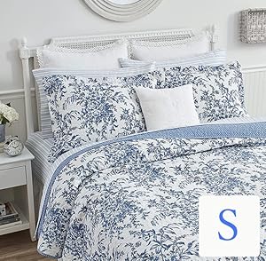Amazon｜ローラアシュレイ ベッドカバーセット (シングル・173cm×224cm