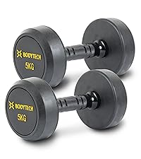Amazon | ボディテック(Bodytech) PUダンベル 5kg 2個セット dumbell