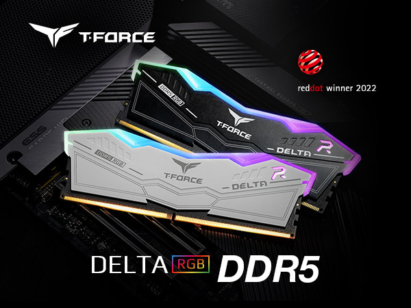 TEAMGROUP T-Force Delta RGB DDR5 Ram 32GB (2x16GB) 6000MHz PC5