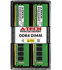 A-Tech 16GB (2x8GB) DDR4 2133 MHz UDIMM PC4-17000 (PC4-2133P) CL15