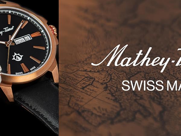 Amazon.com: Mathey-Tissot Men's Excalibur Swiss Quartz Watch