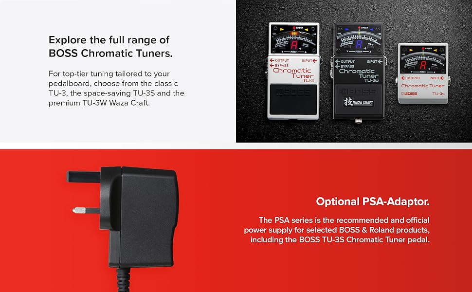 Amazon.com: BOSS TU-3S Compact Chromatic Tuner for your Pedalboard