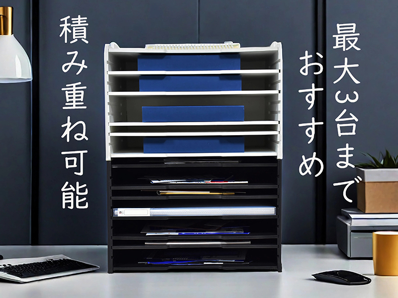 Amazon.co.jp: Onesall 超浅型 5段/7段/10段 書類棚 a3横型 卓上