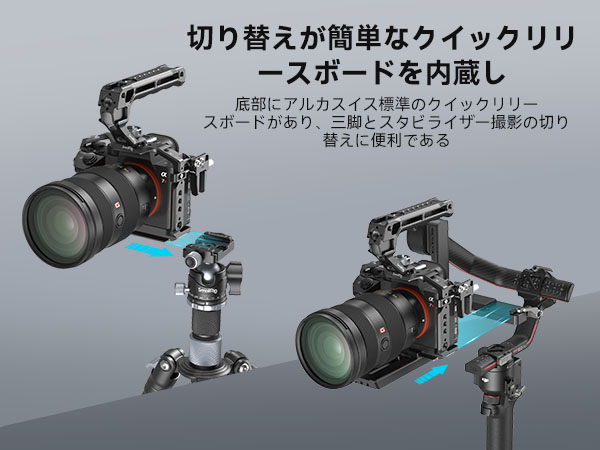 Amazon | SmallRig Alpha 7 III/Alpha 7R III用ケージキット Sony対応