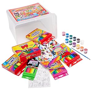 Amazon.com: CRA-Z-Art Ultimate Art Extravaganza Art Tub Packed