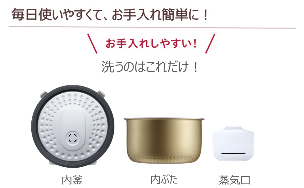Amazon | TOSHIBA(東芝) 炊飯器 5.5合 RC-10MSL(W) ホワイト