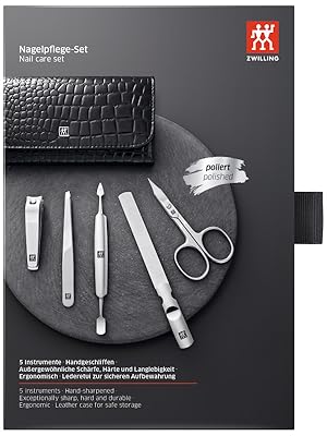 Amazon.com : ZWILLING Manicure Set (5-Piece, Scissors, Clippers