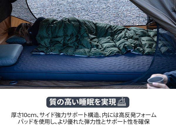 Amazon.co.jp: OneTigris DYNISLAND エアーマット 60秒自動膨張 2人用