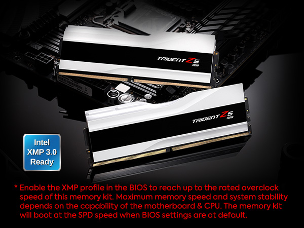 G.SKILL Trident Z5 RGB Series DDR5 RAM (Intel XMP 3.0) 48GB