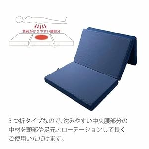 Amazon.co.jp: リコメン堂 ベッドマットレス兼用極厚敷布団 シングル
