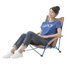 Amazon.co.jp: ロゴス(LOGOS) あぐらチェアプラス(オレンジストライプ