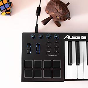 Amazon | Alesis USB MIDIキーボード 49鍵 8パッド Ableton Live Lite