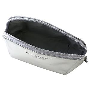 Amazon | (ジバンシー) GIVENCHY ポーチ 銀 シルバー ロゴ キラキラ