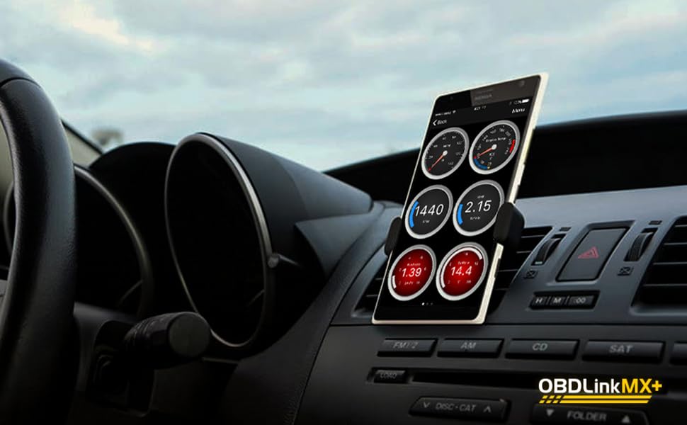 Scanner Bluetooth OBDLink MX+ OBD2 para iPhone, Android e Windows
