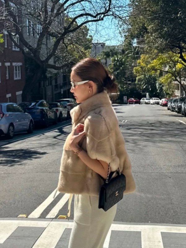 即納 2color Volume Eco Fur ハイカラー ジレ | LiLiRena