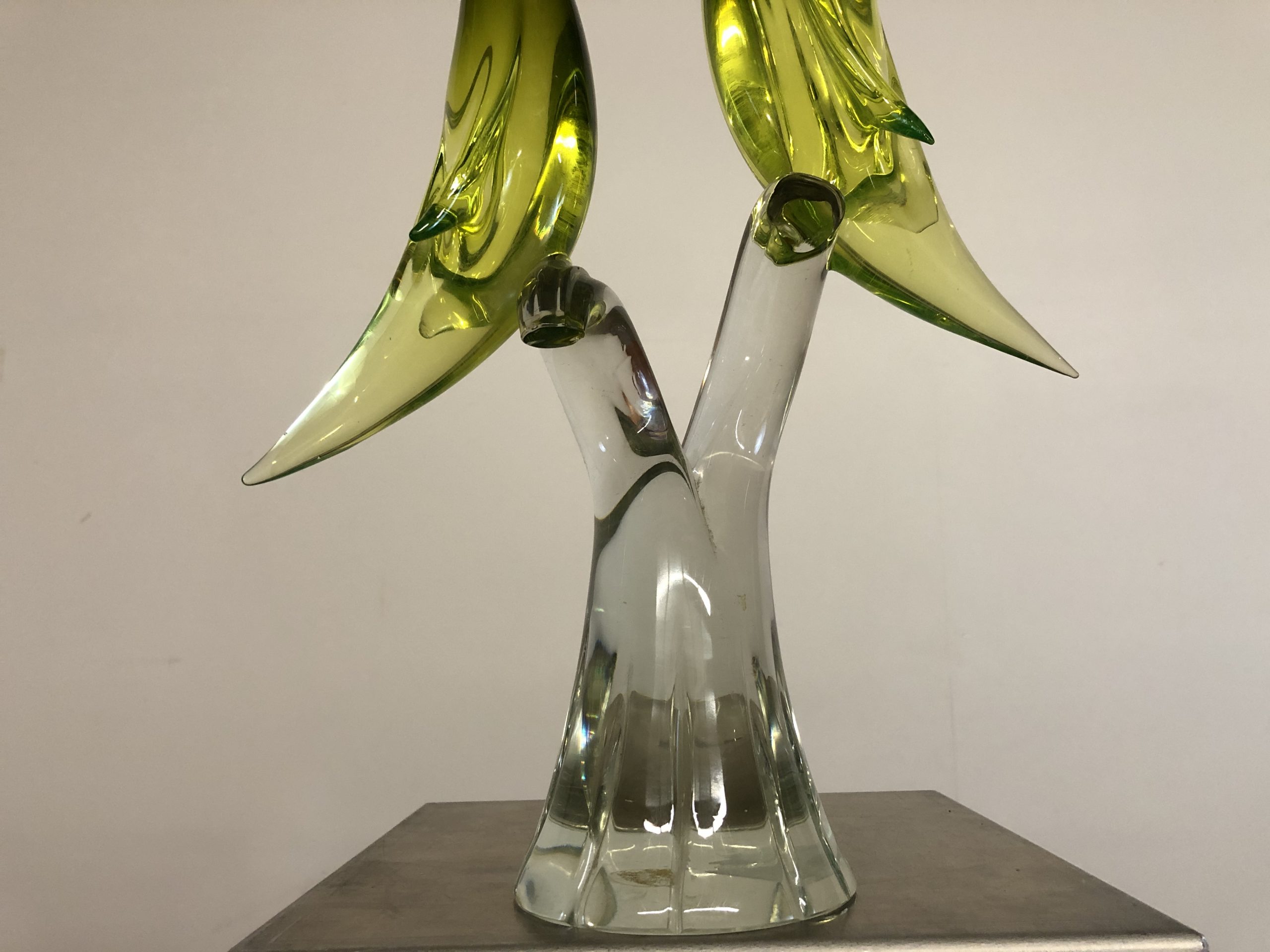 SOLD - Salviati Murano Glass Birds - Modern to Vintage
