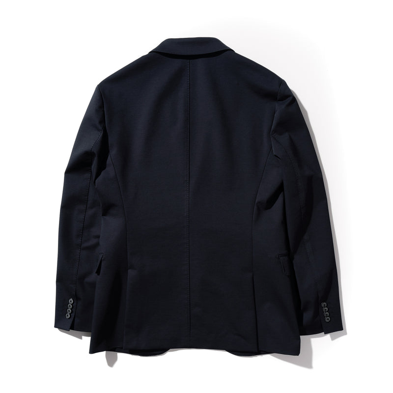 Duplex Cotton Jersey シングル2Bノッチド・トラベルジャケット コスモ