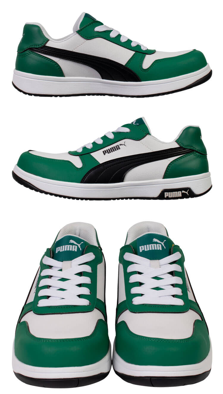 安全靴 PUMA プーマ FRONTCOURT LOW 64208.0 64209.0 軽量 セーフティ
