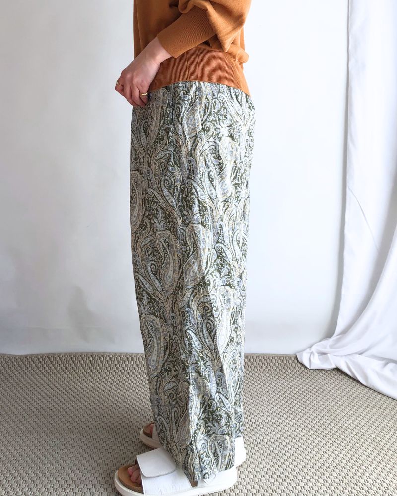 ichi Antiquite's LIBERTY パンツ Paisley イチアンティークス
