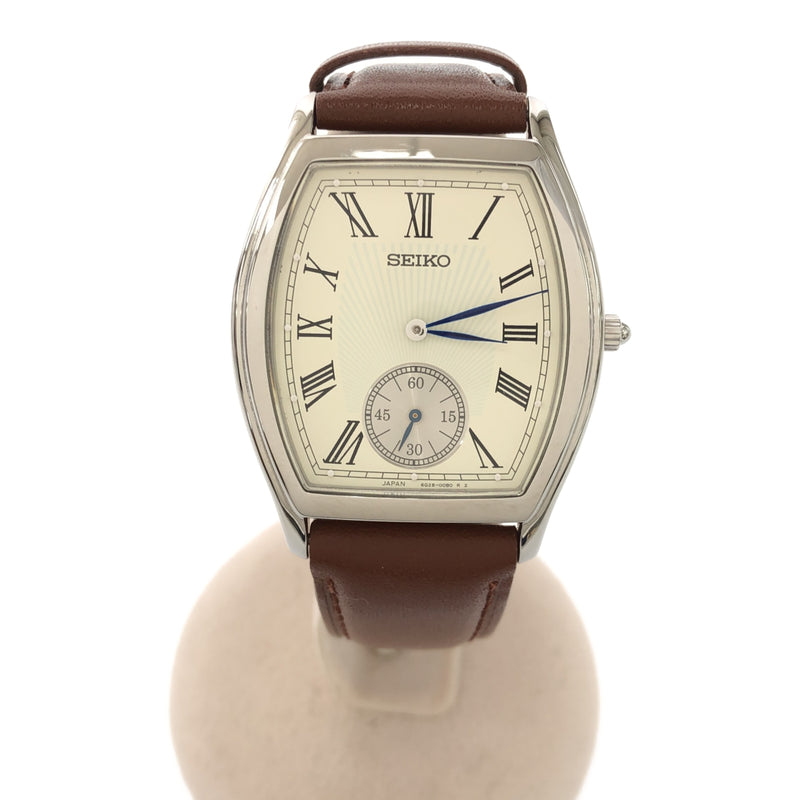 腕時計 SEIKO セイコー 6G28-00A0 スモセコ シルバー色 SS ベルト社外