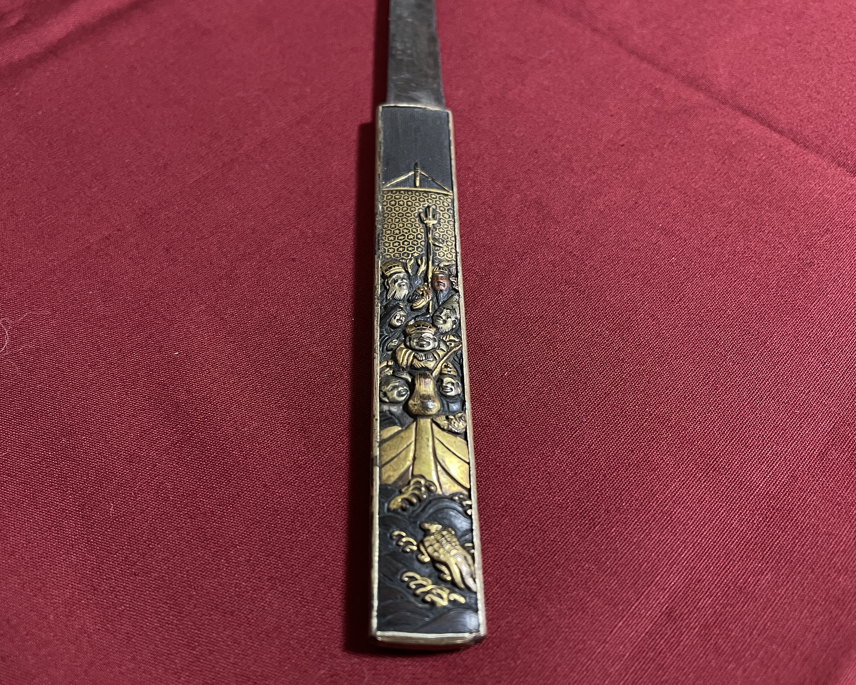 3-1848 時代刀装具在銘小柄 3-1848 時代刀装具在銘小柄