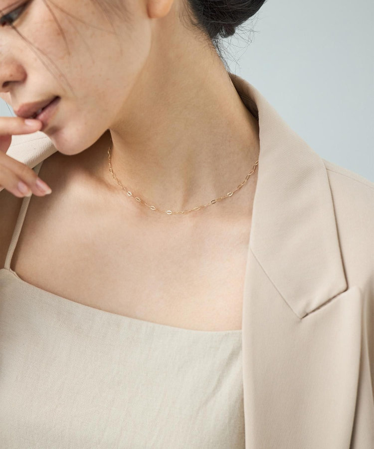WEB LIMITED] K10YG ネックレス チェーン（036849） ｜ women