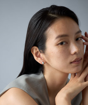 ピンズ] K10YG ピアス ラリマー（037676） ｜ women（ウィメンズ