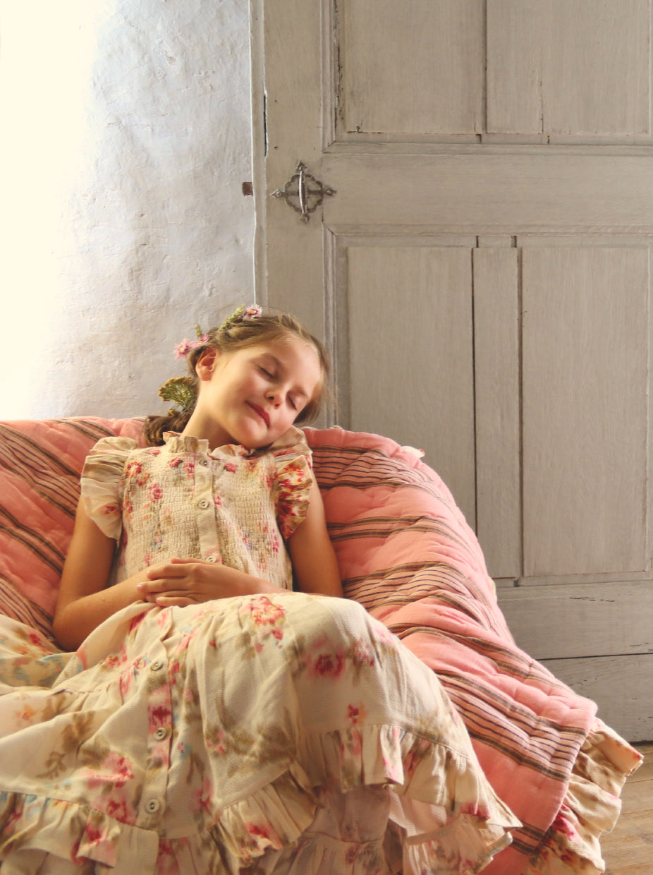 BONJOUR DIARY IBIZA DRESS / ANTOINETTE PIQUE - Milk + Bots
