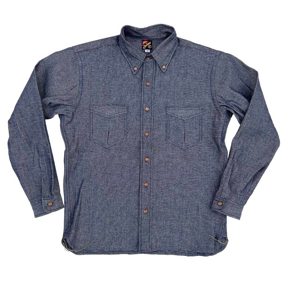 Berkeley Shirt L/S - Linen Stripe | Mister Freedom®