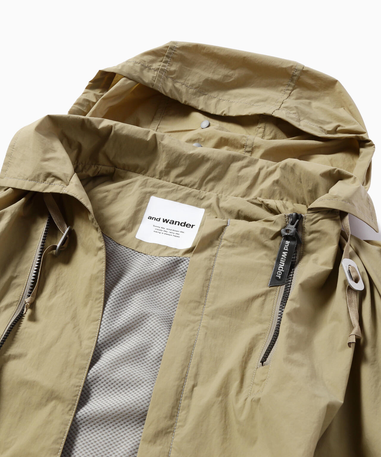 water repellent light jacket 2 | and wander（アンドワンダー