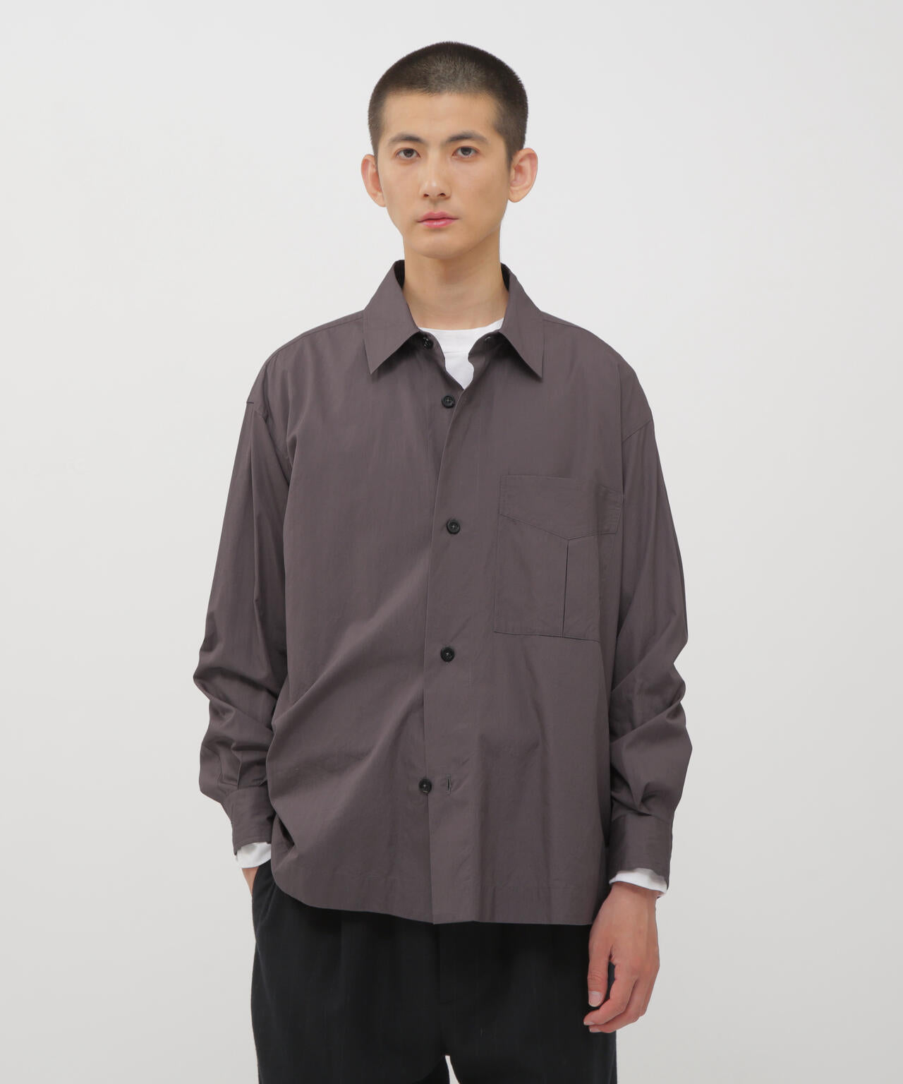 PAPER COTTON POPLIN SHIRT | MARGARET HOWELL（マーガレット