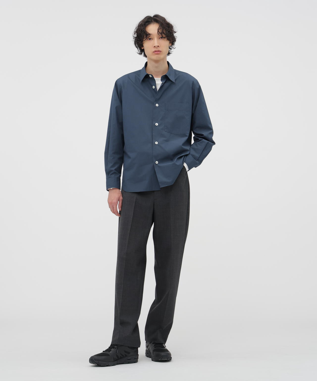 EGYPTIAN COTTON POPLIN SHIRT | MARGARET HOWELL（マーガレット