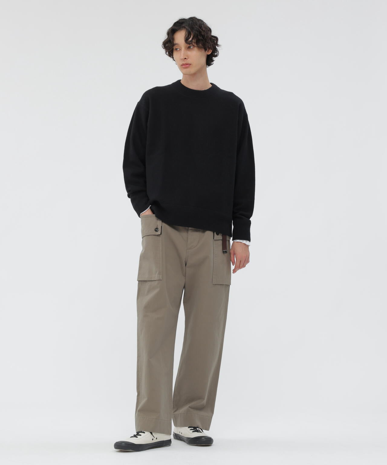 PLAIN COTTON DRILL TROUSERS | MARGARET HOWELL（マーガレット