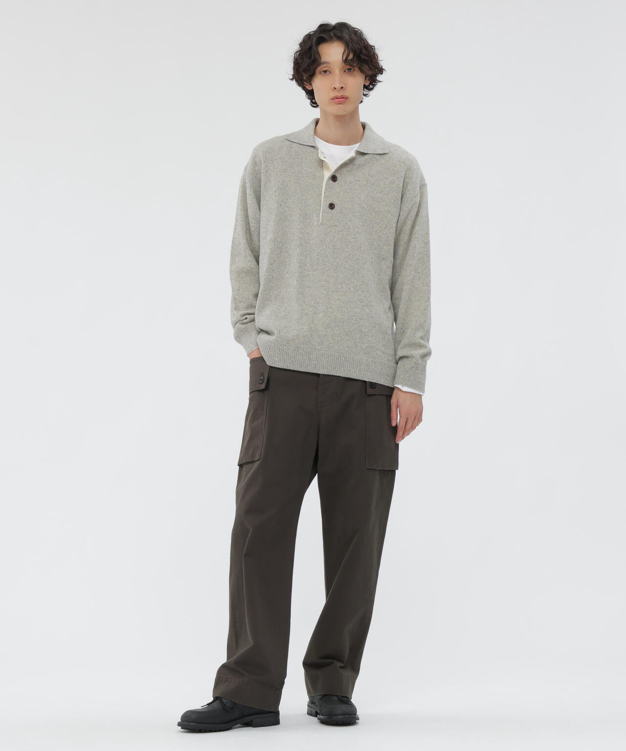 PLAIN COTTON DRILL TROUSERS | MARGARET HOWELL（マーガレット