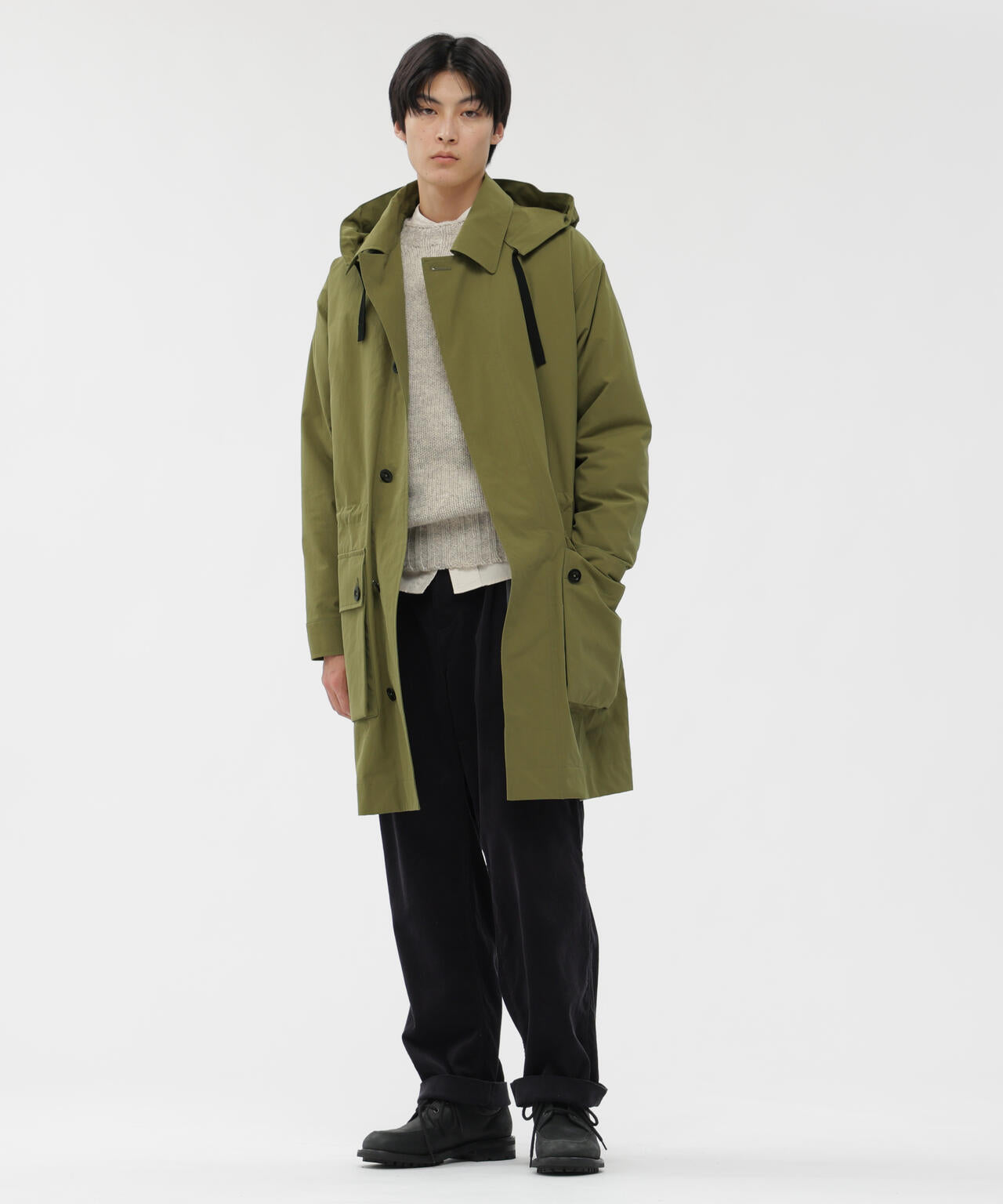 DRY COTTON NEEDLECORD TROUSERS | MARGARET HOWELL（マーガレット