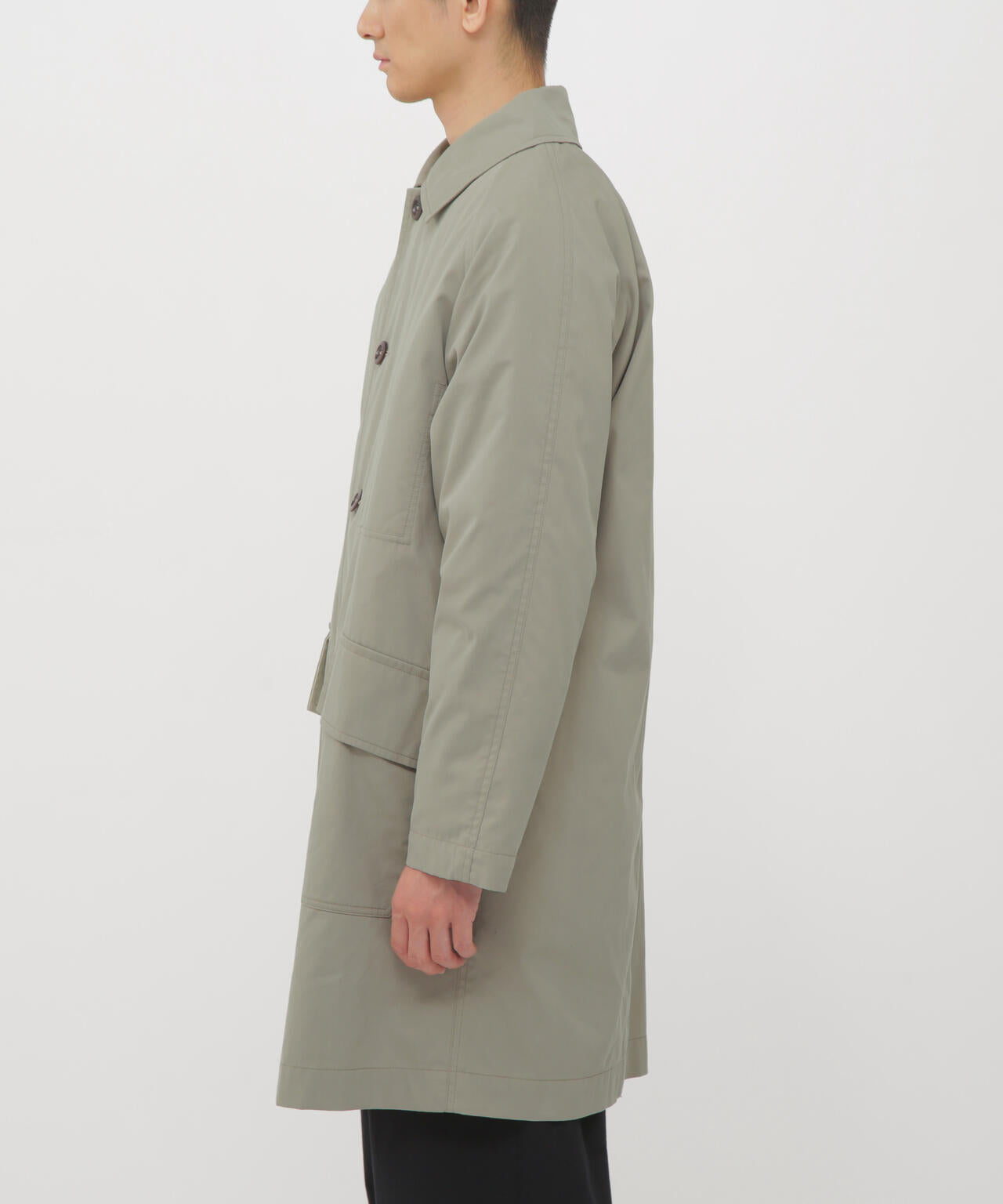 WORN COTTON NYLON COAT | MARGARET HOWELL（マーガレット・ハウエル