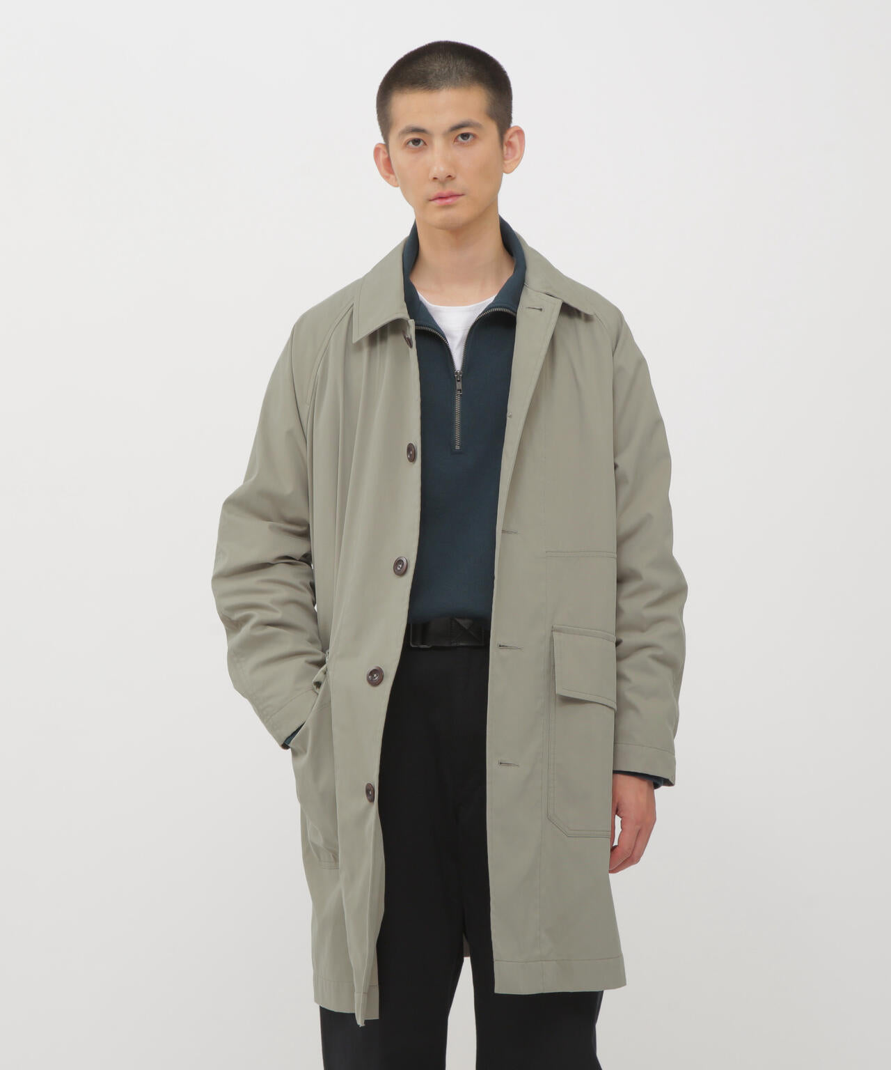 WORN COTTON NYLON COAT | MARGARET HOWELL（マーガレット・ハウエル
