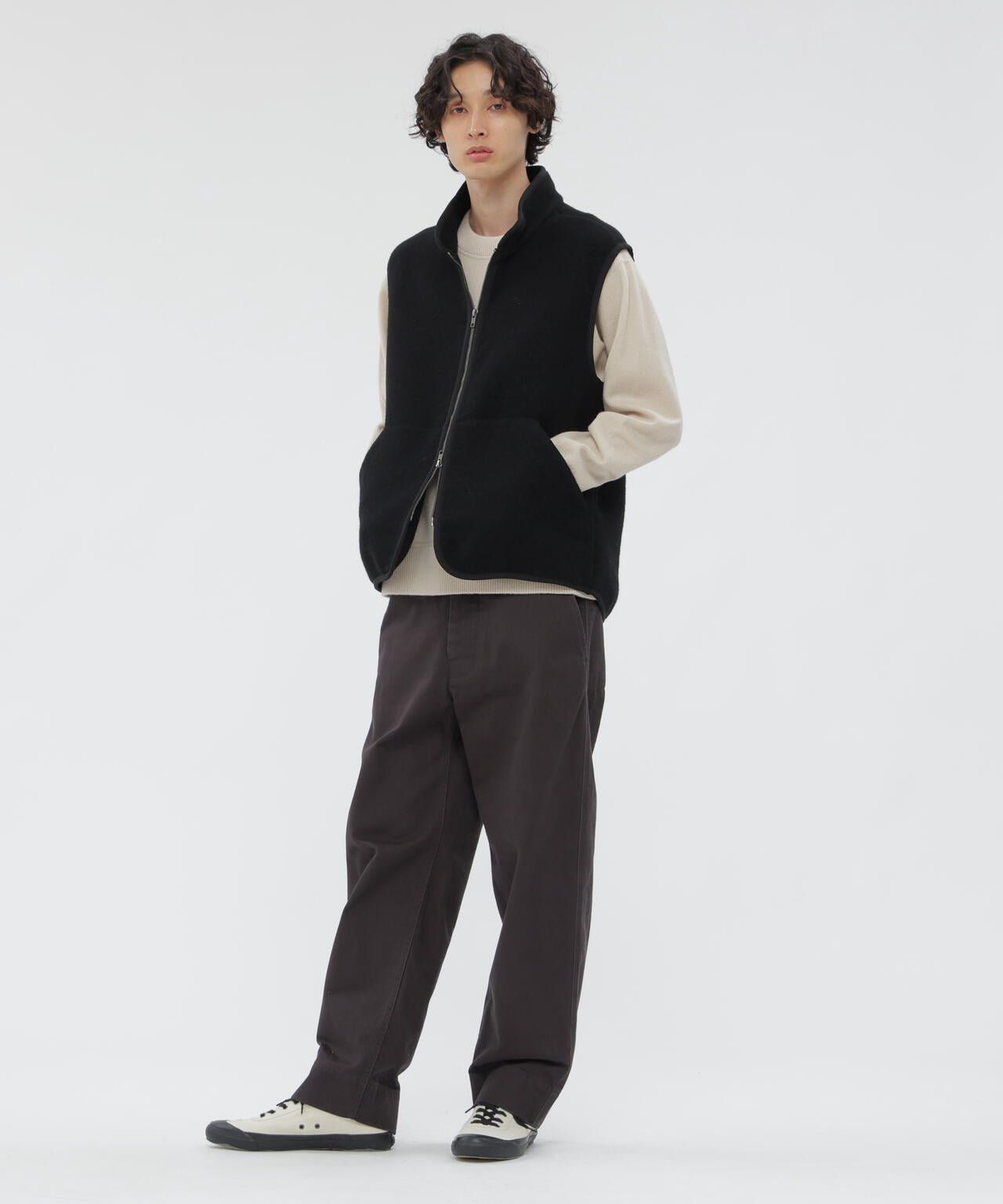 SOFT WOOL FLEECE BLOUSON | MARGARET HOWELL（マーガレット・ハウエル