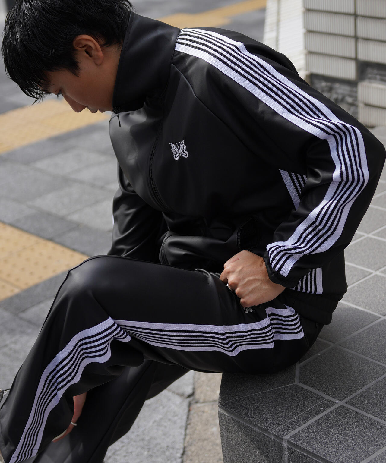 NEEDLES/ニードルズ/【LHP EXCLUSIVE】TRACK PANT - SYNTHETIC LEATHER