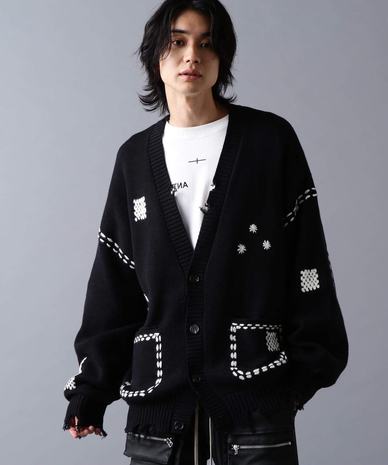DankeSchon/ダンケシェーン/HAND STITCH KNIT CARDIGAN | L.H.P