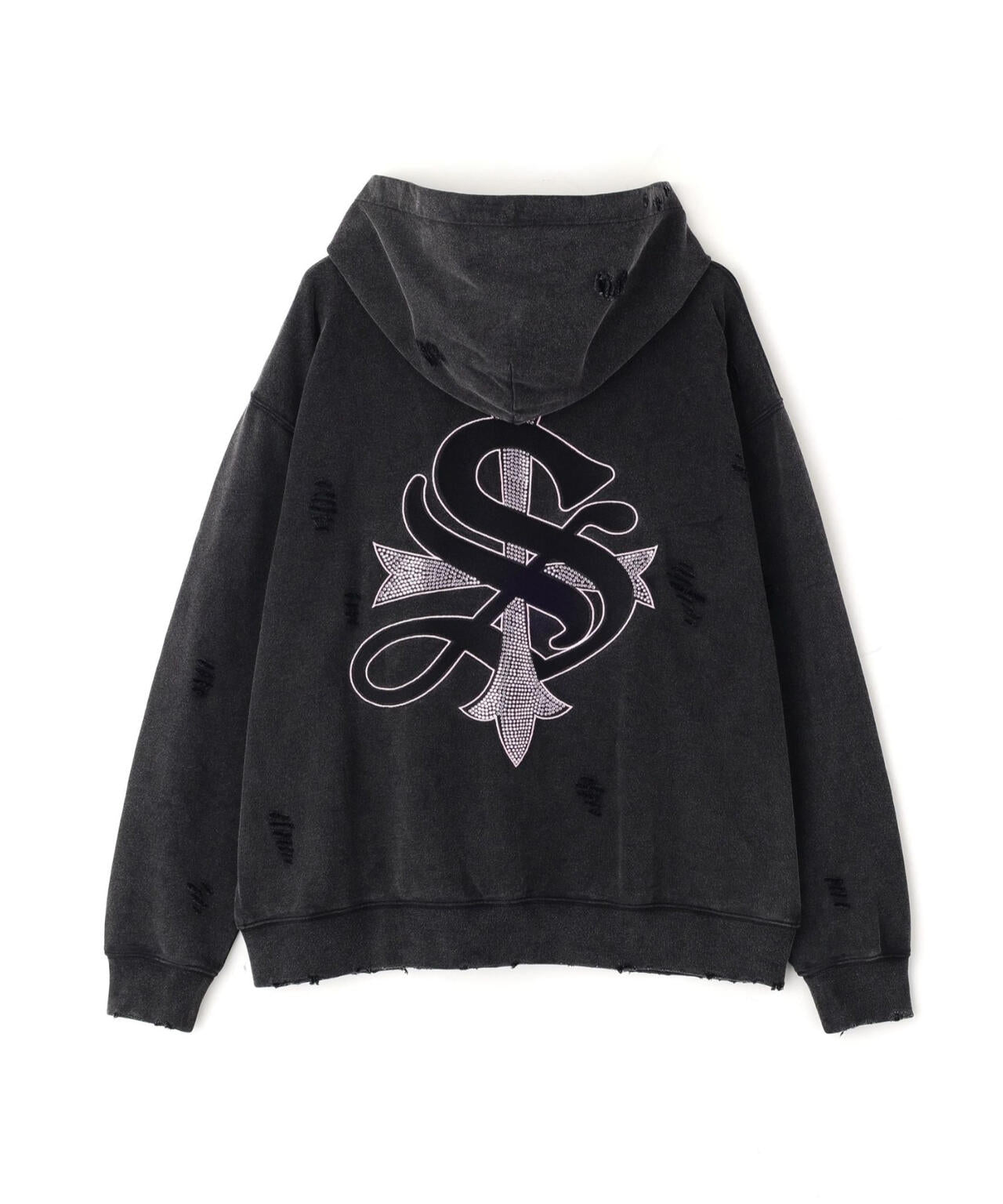 SUPPLIER/サプライヤー/【LHP EXCLUSIVE】DAMAGE CROSS HOODIE | L.H.P