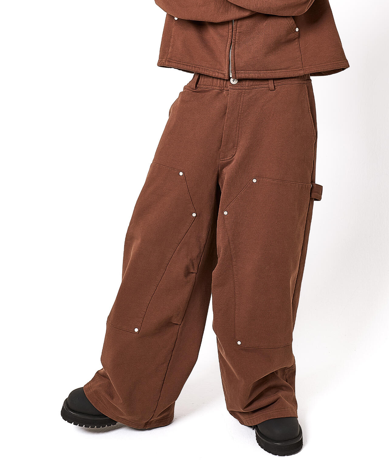 DankeSchon/ダンケシェーン/480HW SWEAT W-KNEE PAINTER PANTS | L.H.P
