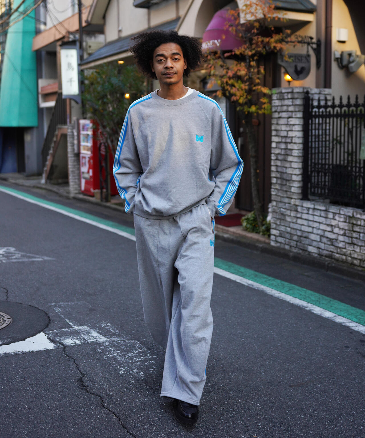 NEEDLES/ニードルズ/【LHP EXCLUSIVE】TRACK CREW NECK - COTTON