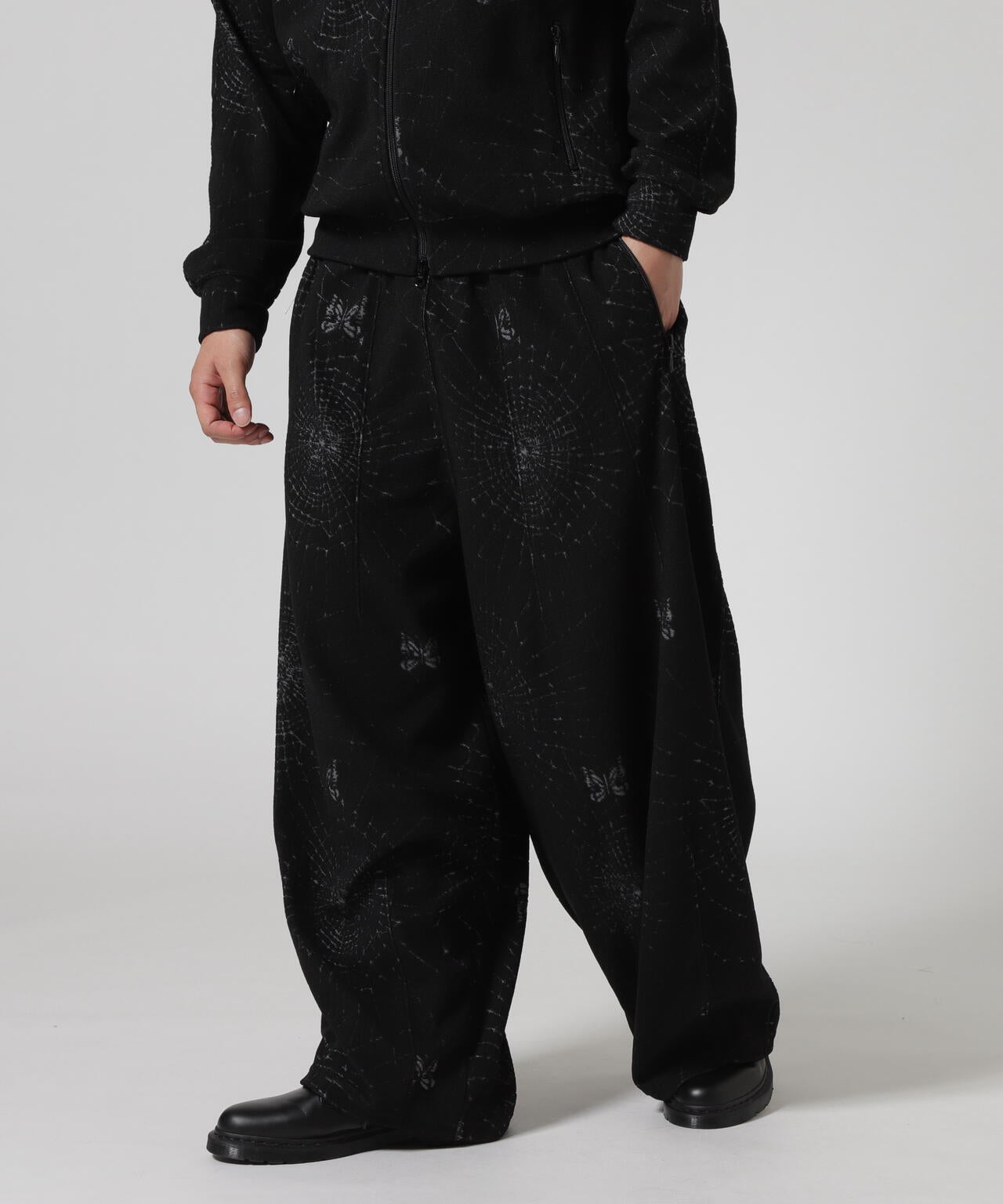 NEEDLES / H.D. Track Pant - Pile Jacquard / Spider Web | B'2nd