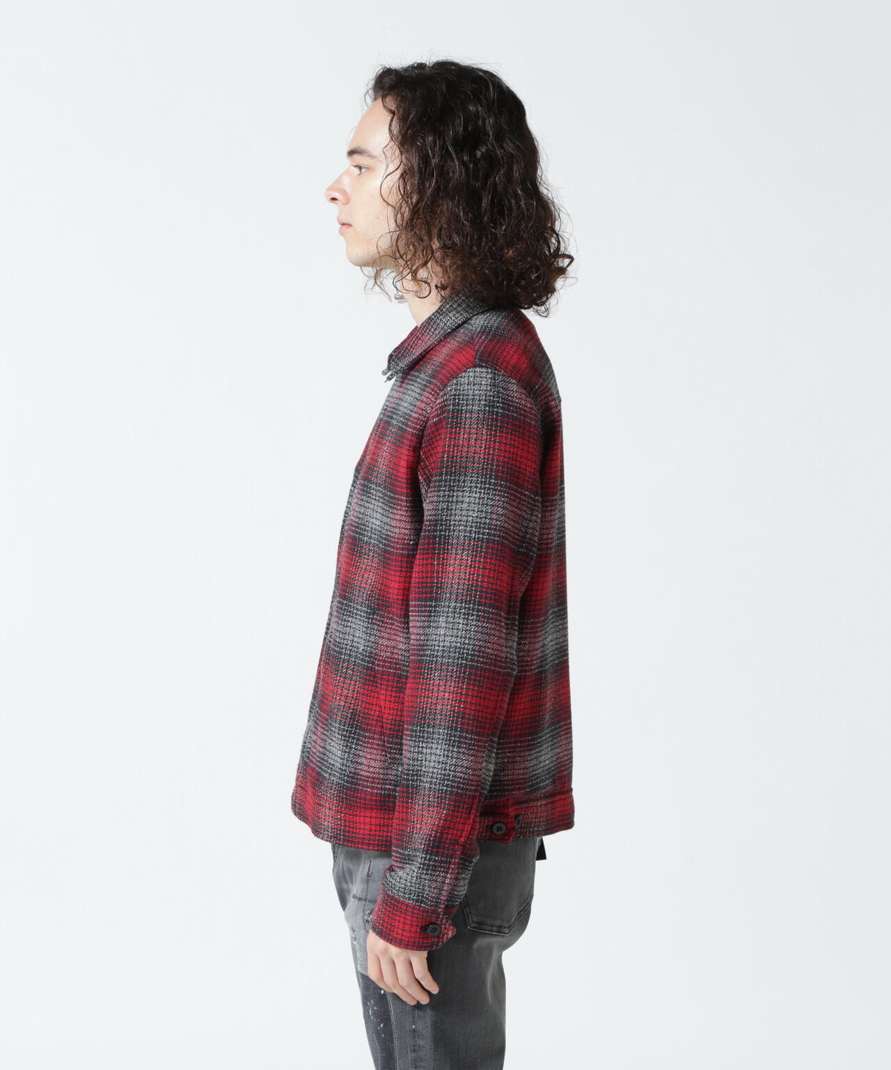 MINEDENIM（マインデニム）Grandrelle V.Check Flannel Over SH | B