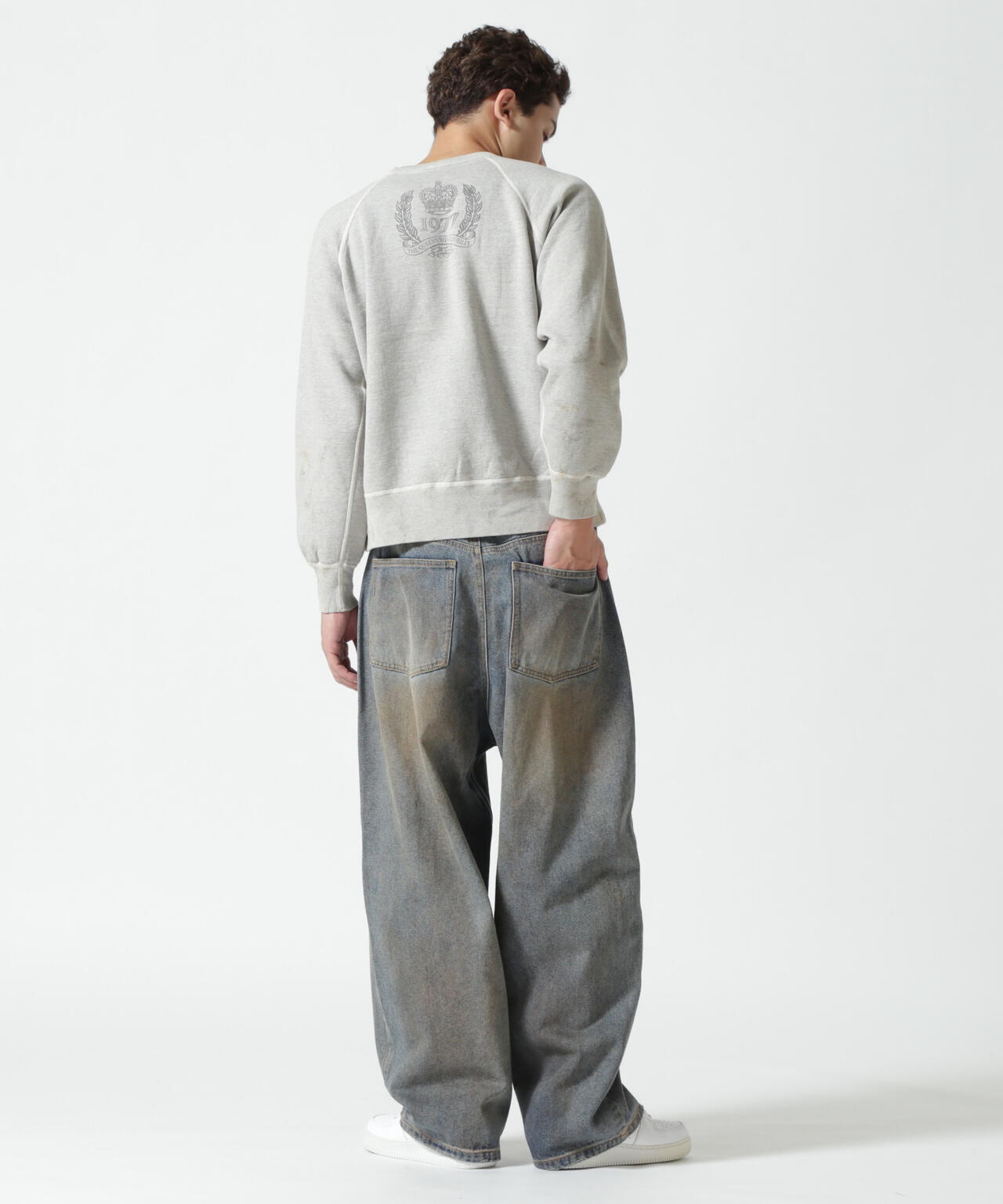 SAINT MICHAEL/セントマイケル/SP_CREW SWEAT/QUEEN/GRAY | ROYAL