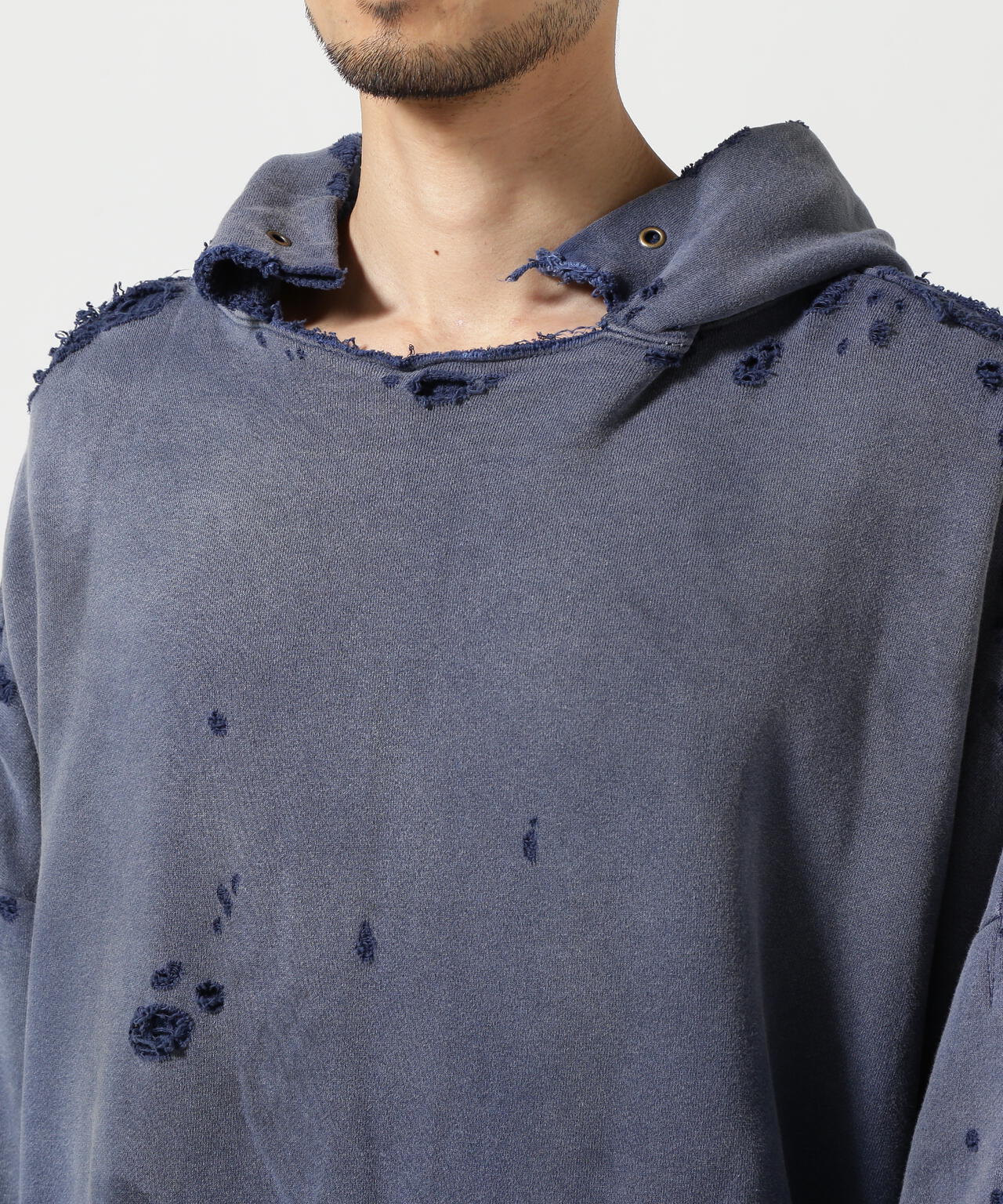 READYMADE/レディーメイド/DOUBLE FACE HOODIE/NAVY | ROYAL FLASH