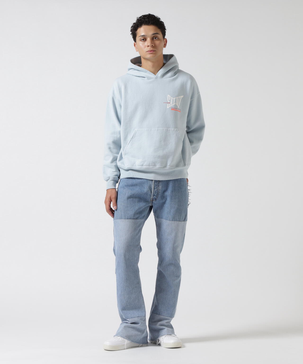 SAINT MICHAEL/セントマイケル/HOODIE RIBON SAINT BLUE | ROYAL FLASH
