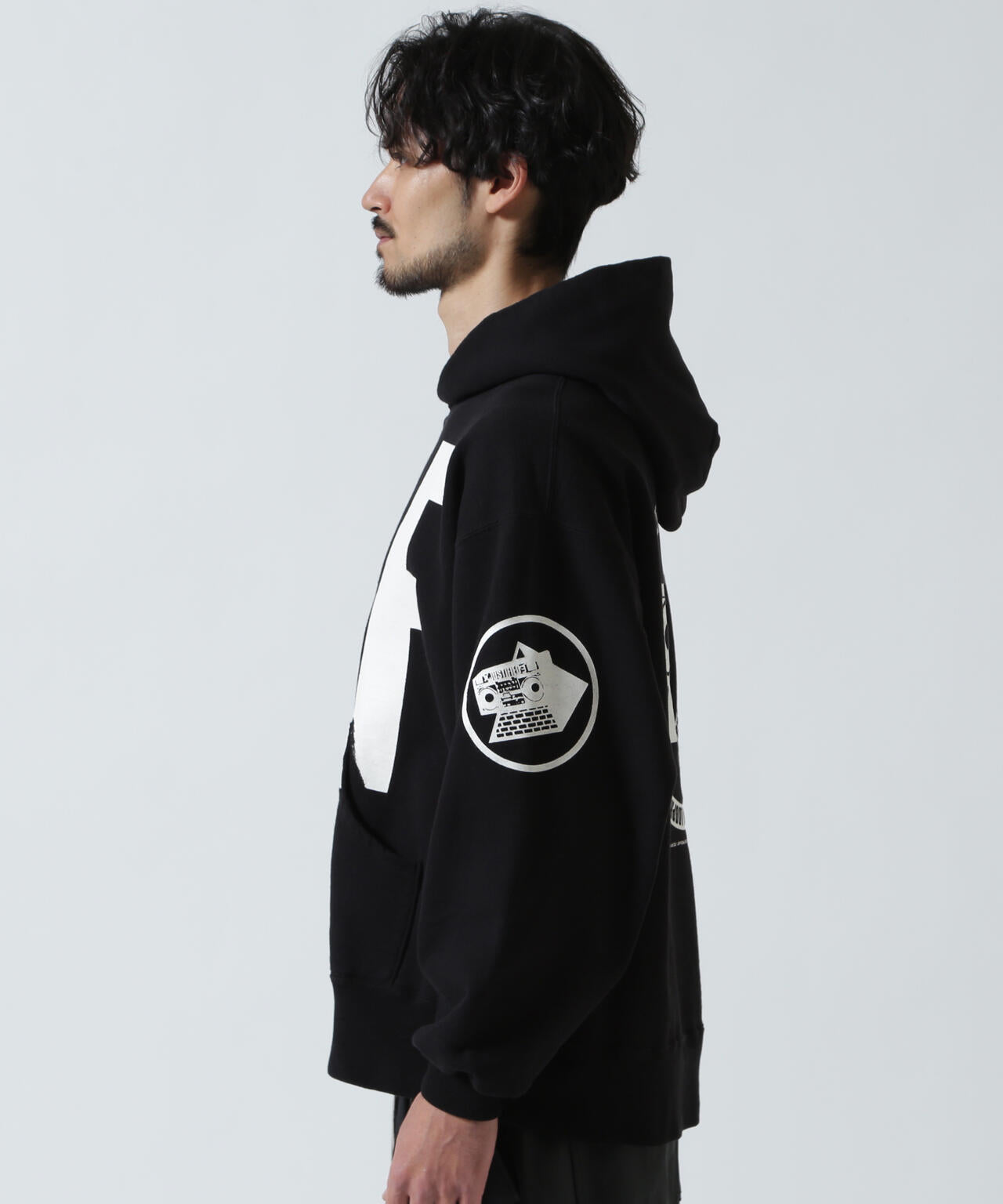 SAINT MICHAEL/セントマイケル/KLF HOODIE/KLF/BLACK | ROYAL FLASH